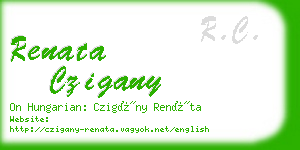 renata czigany business card